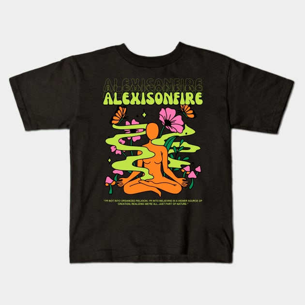 ALEXISONFIRE // YOGA Kids T-Shirt by Mamamiyah